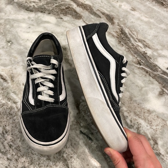 Black Platform Vans - Picture 3 of 6